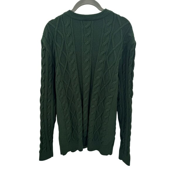 Disney Pixar Toy Story Alien Cable Knit Sweater Green Womens Size L - Picture 5 of 11